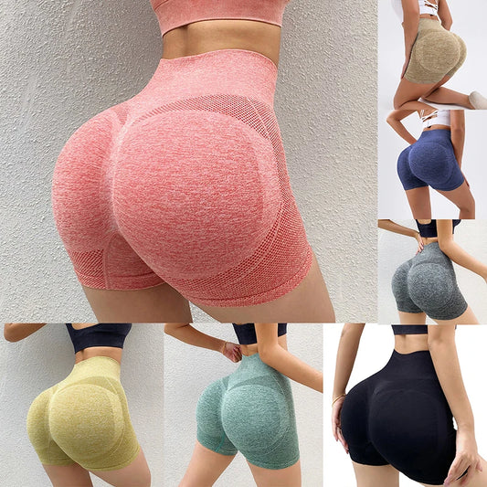Women Shorts Sports For Women New Cycling Jogging Fitness High Waist Push Up Gym Shorts Leggings Women Yoga Clothing - Fields Of Fitness