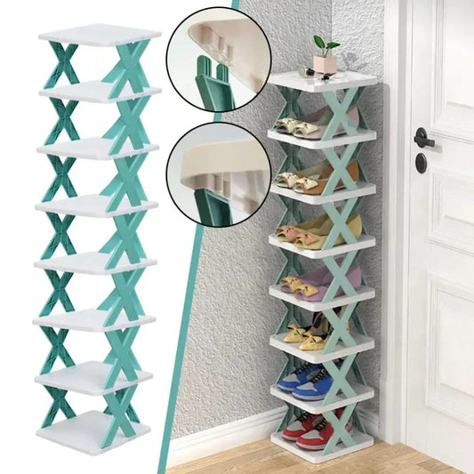 Shoes Racks Storage Organizer Detachable Shoe Racks Saves Family Household Rack Multi Layer Simple Shoes Shelf Color Cabinet - Fields Of Fitness