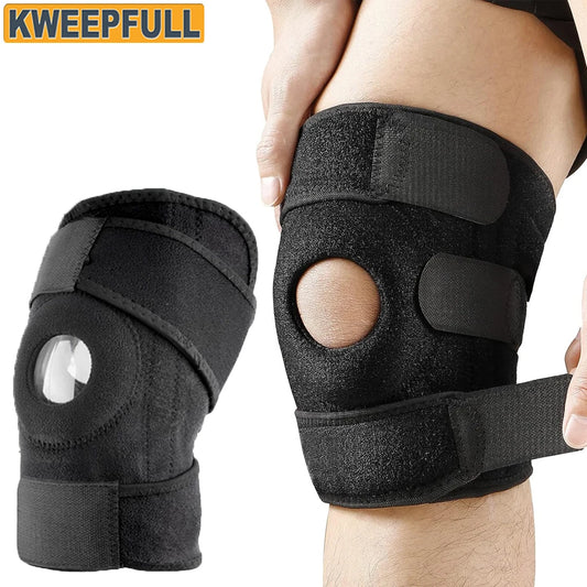 1Pcs Knee Brace with Side Stabilizers & Patella Gel Pads for Maximum Knee Pain Support and Fast Recovery for Men and Women - Fields Of Fitness