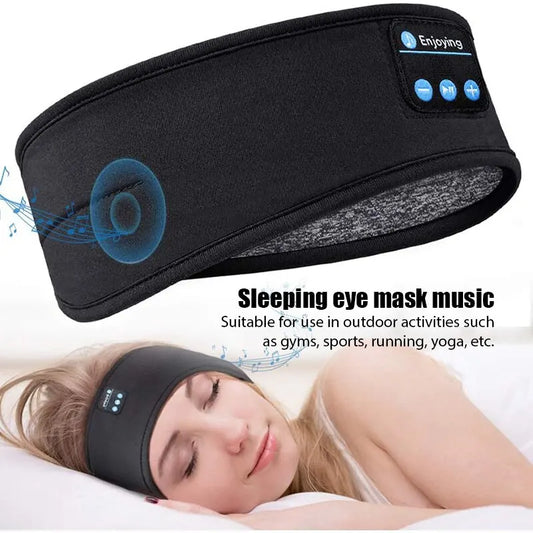Fone Bluetooth Earphones Sports Sleeping Headband Elastic Wireless Headphones Music Eye Mask Wireless Bluetooth Headset Headband - Fields Of Fitness