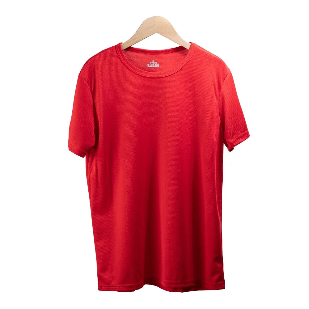 Quick Dry Tops T shirt For Women Short Sleeve Loose Fit Running Sports Fitness Tees Men's Casual Tshirt Jersey Woman GYM T-shirt - Fields Of Fitness