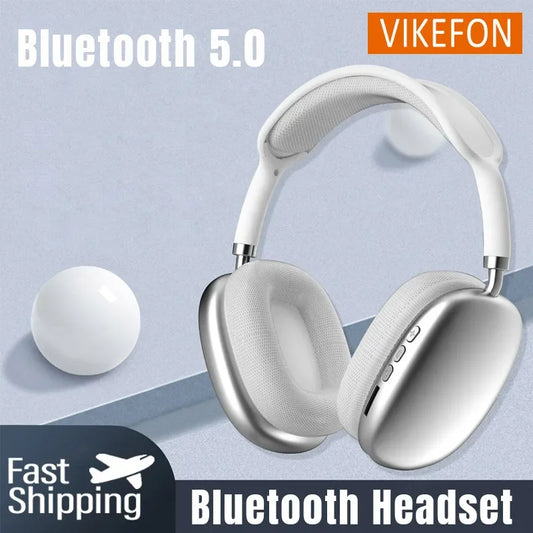 Bluetooth 5.0 Headphone Wireless Headset With Mic Noise Cancelling Headsets Stereo Sound Earphone Sports Gaming Headphones - Fields Of Fitness