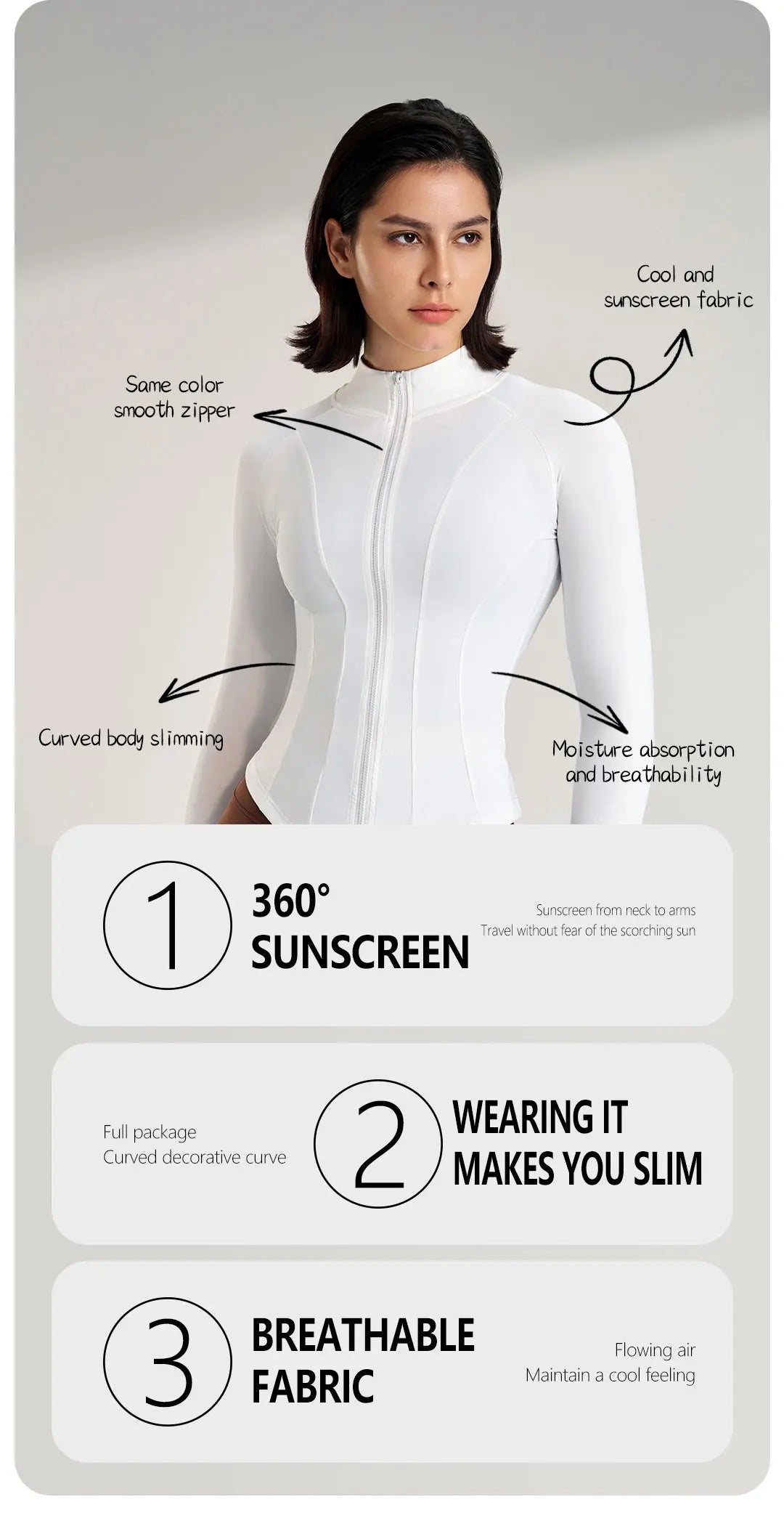 Quick Dry Yoga Clothing Exercise Clothing Tops Women's Gym Fitness Clothing Fitness Sports Tights Sun Protection Clothing - Fields Of Fitness