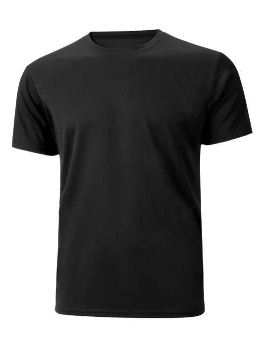 1 Pack Dry Fit Tshirts Shirts For Men Moisture Wicking Quick Dry Mesh Performance Tee Gym Tech T Polyester Sublimation Active - Fields Of Fitness