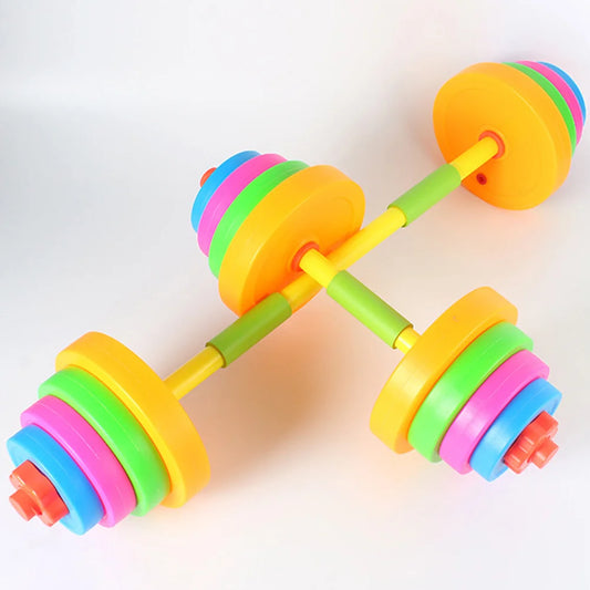 Children Dumbbell Toy Plastic Dumbbell Kids Kindergarten Arm Training Dumbbel Equipment Exercise Dumbbell Hand Weight for Kids - Fields Of Fitness