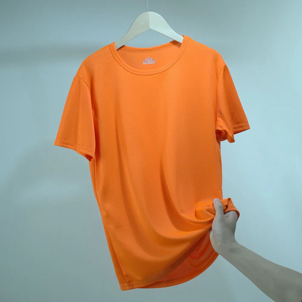 Quick Dry Tops T shirt For Women Short Sleeve Loose Fit Running Sports Fitness Tees Men's Casual Tshirt Jersey Woman GYM T-shirt - Fields Of Fitness